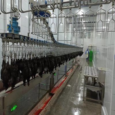 सुव्यवस्थित अर्ध-स्वचालित वध मशीन छोटे पैमाने पर पोल्ट्री प्रसंस्करण उपकरण