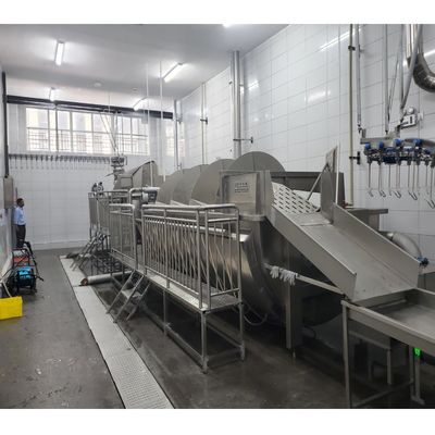 स्टेनलेस स्टील हलाल चिकन कत्लेआम मशीन अनुकूलित पावर W क्षमता के साथ