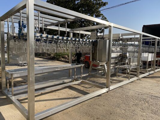 हलाल श्रम-बचत छोटे चिकन वध प्रणाली कम श्रमिकों की आवश्यकता है, सीई प्रमाणन के साथ छोटे बूचड़खाने के लिए उपयुक्त